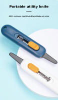 Cuchillo De Utilidad Deli Multifuncional Retráctil Antideslizante Para Oficina Y Hogar Corte De Papel Y Cañasta Abreletters - details 0
