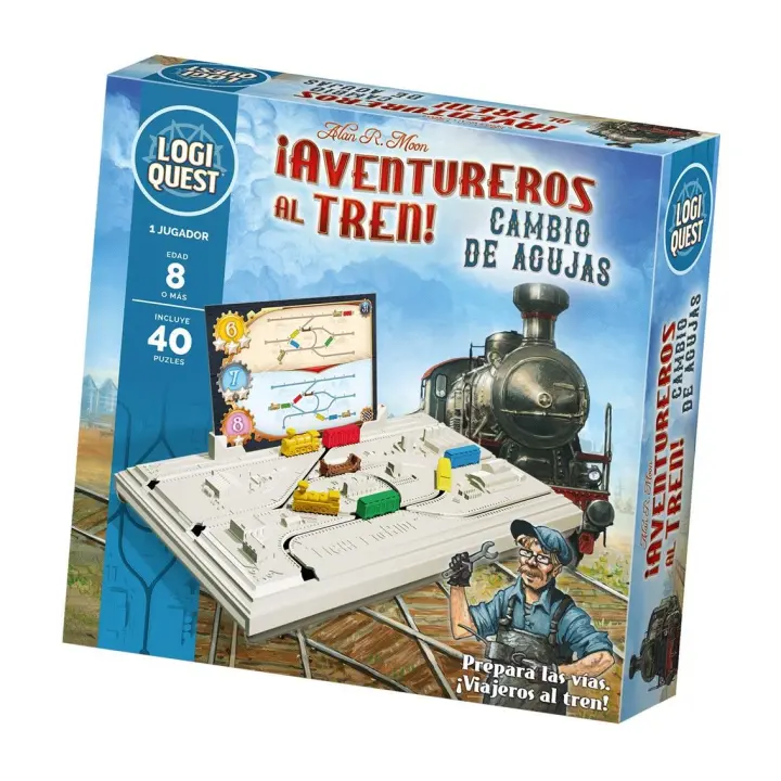 Juego de mesa logiquest ¡aventureros al tren! edad recomendada 8 años - 1