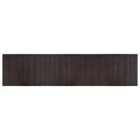 vidaXL Alfombra rectangular bambú 70x300 cm Color Negro,  Natural,  Marrón y mas Alfombras de área  Alfombra de Piso para Sala de Estar Dormitorio Habitación Salón - details 1