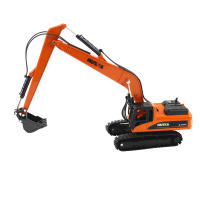 Modelo De Camión Excavadora De Brazo Largo HUINA 7122 1/50 Aleación Metal Vehículo De Construcción Juguete Para Niños Regalos Sin Batería - details 1