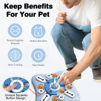 Juguetes de puzzle para perros, juguetes interactivos para perros inteligentes grandes, medianos y pequeños, juguetes de puzzle para perros, juguetes de estimulación intelectual para perros para el entrenamiento, juguetes masticables para bocadillos para - details 0