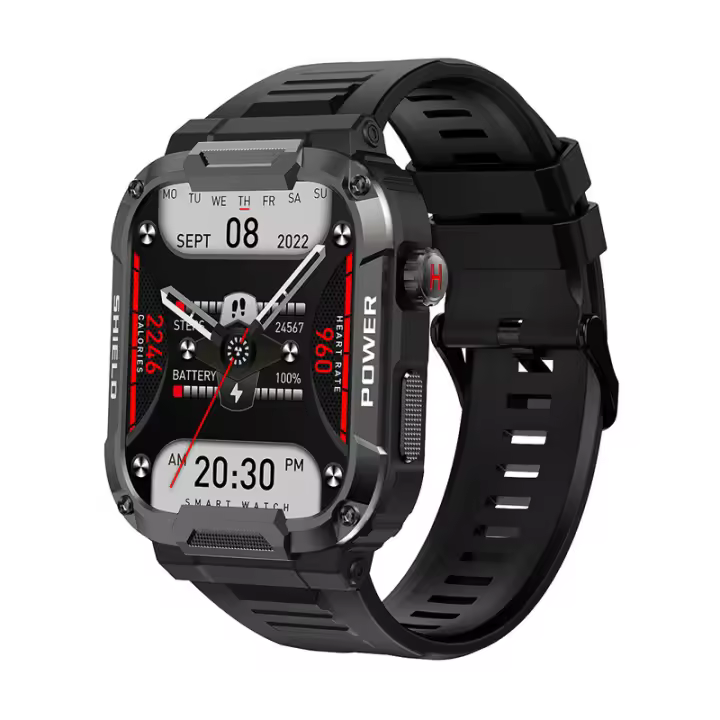 Bluetooth Pantalla MK66 Reloj inteligente triple Defensa 1,85 HD Gran Llamada al Aire Libre - 1