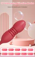 Juguete Sexual Para Mujeres Rose-Toy Dildo Vibrador Con Estimulador De Clítoris Y Lengua Licking Sucker De Silicona Médica - details 9