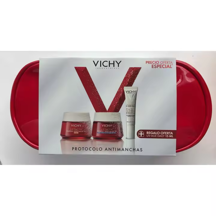 Protocolo Antimanchas Liftactiv Pigment Specialist B3 SPF 50 crema + Liftactiv Pigment Specialist B3 Night Crema+ REGALO Uv-age Capital Soleil, Vichy - 1