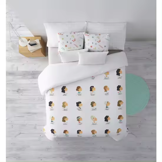 FUNDA NÓRDICA 100% ALGODÓN MODELO MUJERES PARA CAMA DE 180 (260X240CM.) - 1