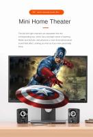 Mini Altavoz De Computadora USB Con Cable Estéreo Surround Portátil Para PC Escritorio Laptop Uso Doméstico Conexión AUX Y USB - details 7