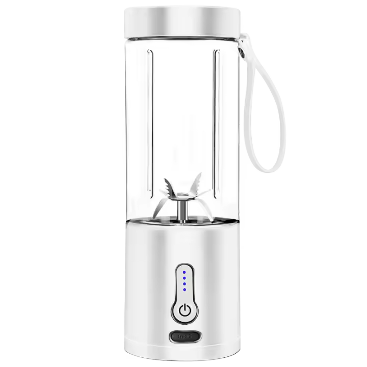 Exprimidor Eléctrico Portátil Mini  para Frutas y Verduras Múltiple Función Adecuado para Viajes Material de Cocina de Acero Inoxidable - 1