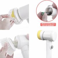 Cepillo de limpieza eléctrico, limpiador multifunción, limpiabotas eléctrico, cepillo de limpieza eléctrico portátil para cocina, baño, bañera, ducha, azulejos, alfombras, bidé, fregadero - details 1