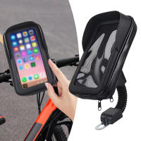 Soporte De Teléfono Móvil Para Motocicleta Impermeable Con Bolsa Y Montura Universal Diseño De Visera Solar Giratorio De 360 Grados Para Navegación En Bicicleta Accesorio Ajustable - details 2