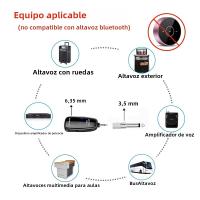 XIAOKOA UHF Micrófono Inalámbrico Para Saxofón Y Trumpet 160ft De Alcance Transmisor Y Receptor Plug And Play Kit De Micrófonos - details 8