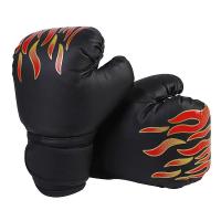 Guantes De Boxeo Para Niños Protección De Mano Ajustables Para Entrenamiento Y Sparring Morado Y Negro - details 1