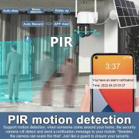 Cámara Solar 4G Con Tarjeta SIM Seguridad Protección Exterior IP CCTV Vigilancia Inalámbrica Inteligente HD 5MP Para Hogar - details 10