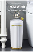 Bandeja De Basura Inteligente Con Sensor Automático 7/9L Estilo Romano Para Baño Y Cocina Caja De Basura Ecológica De Plástico - details 3