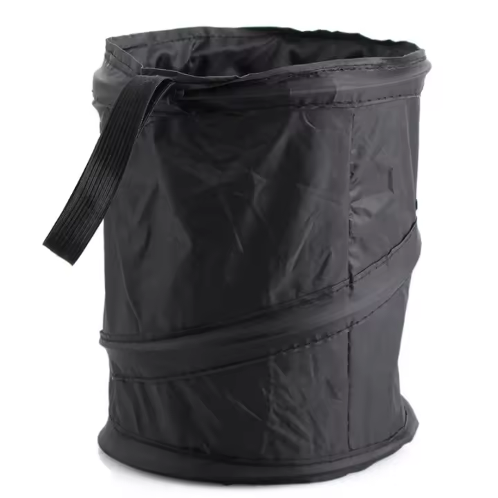 Bolsa De Basura Para Coche Negra Impermeable Con Bolsillo Lateral Resistente a Fugas Bolsa De Hielo Para Interior Del Coche - 1