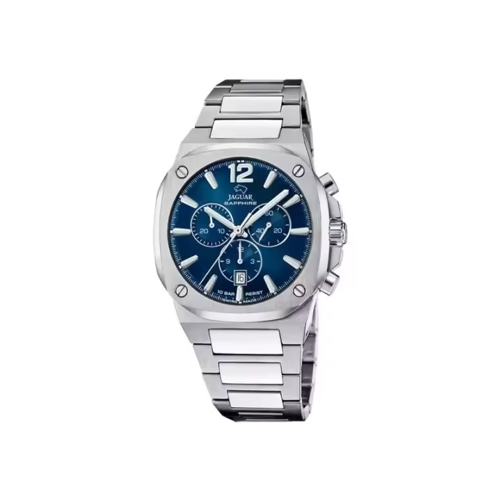 Reloj Jaguar J1025/1 Hombre – Suizo, Azul, Acero Inoxidable, Cronógrafo - 1