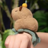 Capybara Slap Snap Wrap Muñequera De Peluche Divertida Para Mano Regalo Creativo Y Divertido Juguete De Perro Gato Kawaii - details 19