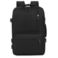 Mochila de viaje unisex de nailon con cremallera, multifuncional, de gran capacidad y con múltiples compartimentos, ideal para parejas. - details 1