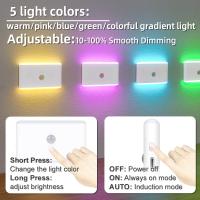 Lámpara Nocturna Con Sensor De Movimiento LED Brillante Para Interior 3 Modos Iluminación De Escaleras Dimmable Para Dormitorio Armario - details 2