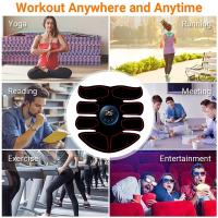 Masajeador Abdominal Inalámbrico Para El Fitness Y La Estructura Corporal Adecuado Para Hombres Y Mujeres Carga USB Tamaño Multi SML - details 1