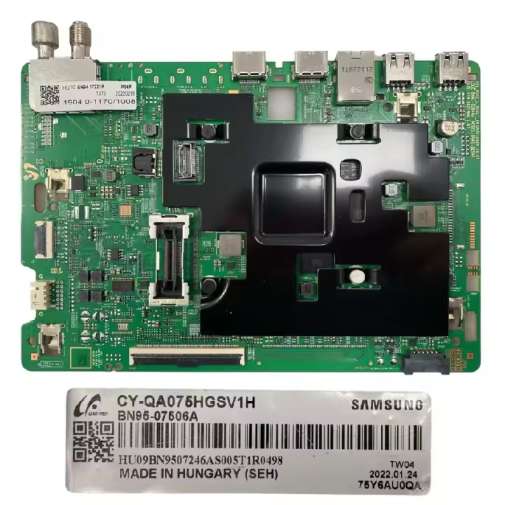 Placa Main Samsung QE75Q68AAU BN41-02844A BN94-17221P BN95-07506A - 1