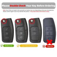 Funda De Llave De Coche TPU Para Ford Fiesta Focus 2 Ecosport Kuga Escape Falcon B-Max C-Max Eco Sport Galaxy Cubierta Protectora - details 0