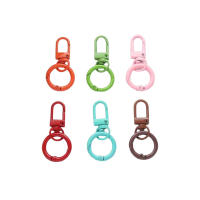 10PCS Abrazaderas De Langosta Coloridas Con Resorte Metálicas Para Hacer Joyas DIY Accesorios Para Cadena De Llaves Y Pulseras Unisex - details 1
