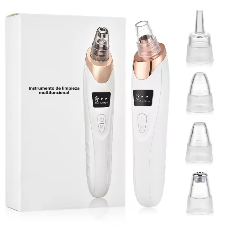 Limpieza Facial Profunda Con Vacío Herramienta De Belleza De Diamante Para Eliminar Blackheads Y Acné En La Zona T Del Rostro Recargable - 1