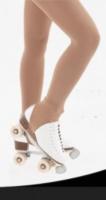 STD SKATES - PRIMAVERA - MEDIAS IMPERMEABLES PARA PATINAJE ARTÍSTICO - TECNOLOGÍA 3D - REALZA PIERNAS - BEIGE - details 3