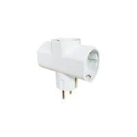UD - Pack 2 Ladrones Enchufes Múltiples con 3 Clavijas Schuko – Adaptador de Pared para Oficina, Hogar y Cocina - details 0