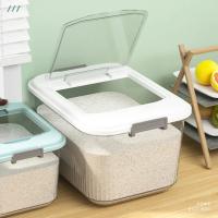 Caja De Almacenamiento De Arroz Grande Dispensador De Granos Jarra De Alimentos Secos Organizador De Cocina Contenedor De Alimentos Para Mascotas - details 9