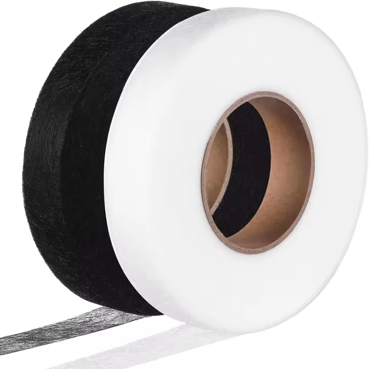 Lot de 2 Rubans Thermocollants Lavables en Rouleau de 64 m pour Rideau, Largeur 20 mm Bande Thermocollante Ourlet Aucune Couture Nécessaire - 1
