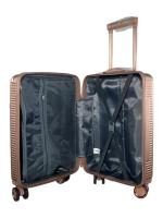 Maleta de Cabina dorado 50x34x20 cm RUEDAS DESMONTABLES y diámetro de giro de 360º DURA Y RESISTENTE ENVIO RAPIDO - details 0