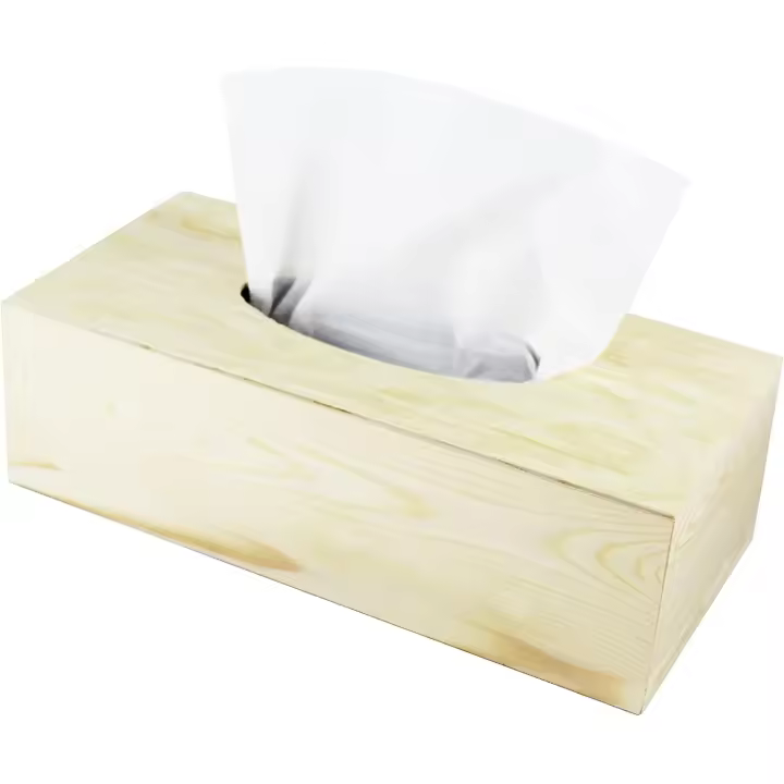 Servilletero soporte para colocar servilletas,Porta Servilletas madera natural, diseño tradicional, mesa, encimera Caja de pañuelos. - 1