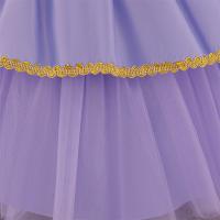 Vestido De Princesa Para Bebés Niñas Estilo Rapunzel Fiesta Dormida Belleza Pequeña Morado Vestido De Noche Con Gran Cisne Y Volumen Para Todas Las Estaciones - details 6