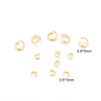 100pcs Anillos De Salto De Acero Inoxidable Galvanizado En Oro Para Fabricación De Joyas Collares DIY Accesorios De Manualidades - details 1