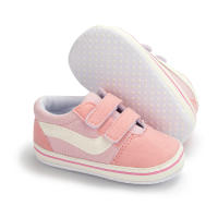 Zapatillas De Lona Para Bebé Niño Y Niña Antideslizantes Suaves Primera Caminata Clásicas Estilo Casuales Con Rayas Para Todas Las Estaciones - details 12