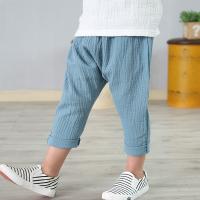 Pantalones De Lino Para Niños Verano 1-6 Años Pantalones De Algodón Y Lino Para Niñas Estilo Harém Pantalones Sólidos Para Niños - details 9