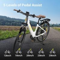 Bicicleta Electricos Adultos Trekking Eleglide T1 Step-Thru 27.5" con neumáticos CST, batería de bicicleta eléctrica 36v 13Ah, motor sin escobillas 250W, Shimano 7 velocidades, alcance máx 100km, resistente agua IPX4, carga máx 120kg, frenos disco doble - details 3