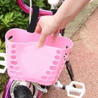 Cesta De Almacenamiento Para Bicicleta Infantil Organizador De Manillar Para Ciclismo Con Gancho Para Patineta Material Plástico - details 6