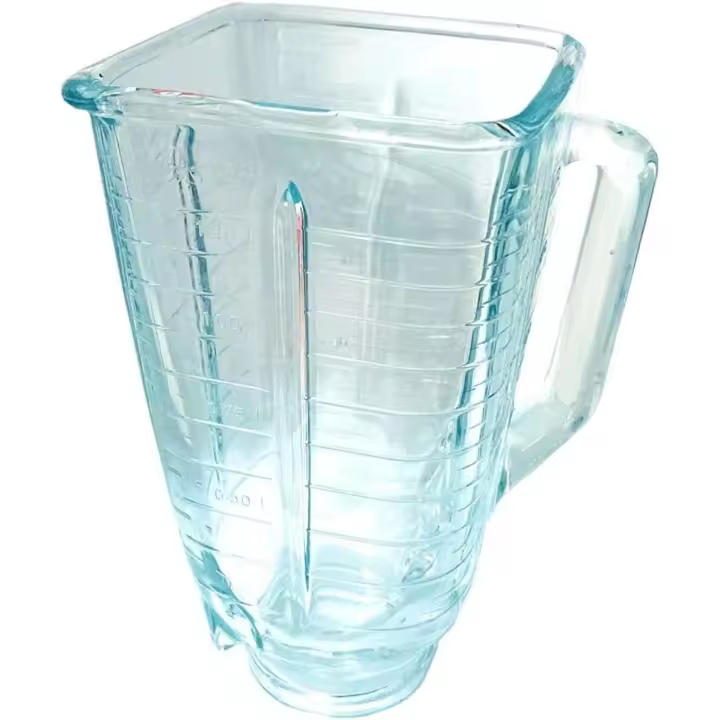 Jarra Vidrio Cuadrada  Compatible Batidora Oster OBL168X Sin tapa - 1