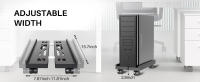 Soporte De Torre De Computadora Con Ruedas Giratorias CPU Holder Para PC De Escritorio Estante Móvil Para Componentes De Computadora - details 2
