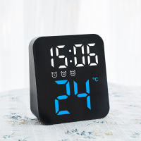 Reloj De Alarma Digital LED Para Escritorio Con Pantalla Retroiluminada Y Mostrador De Temperatura Para Hogar Y Oficina - details 0