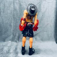 Figura De Anime 26cm One Piece Portgas D Ace Puño De Fuego Postura De Estación Estatua PVC De Colección Para Escritorio Regalo De Juguete - details 6