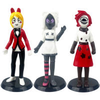 Set De 6 Figuras Alastor PVC Para Niños Juguete De Acción Hells Cos Hotels Regalo De Navidad Para Niños Adolescentes Y Adultos - details 1