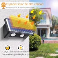 Luz Solar LED Para Exterior Sin Cable Resistente Al Agua Con Alta Brillo Para Jardín Instalación En Canales 6 Fuente De Luz Solar - details 2