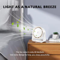 Ventilador USB Silencioso Ultrapotente con Rotación de 360° - details 0