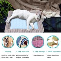 Alfombra De Enfriamiento Para Perros Y Gatos Material De Seda Hielo Suave Para Verano Cama De Playa Para Mascotas - details 5