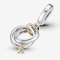 Pandora Charm de Colgante en Plata de Lei de Dos Tonos colgantes 799319C01,Incluye Caja Original - details 0