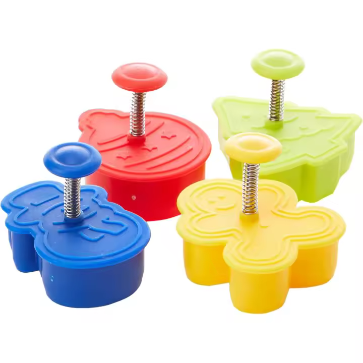 Ibili Cortapastas con EXPULSOR Navidad (4 PCS) - 1