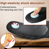 Almohadilla De Apoyo Para Arco De Pie Plano En Cuero Negro Ortopédica Unisex Para Hombres Y Mujeres Corrección O/X De Pierna - details 6